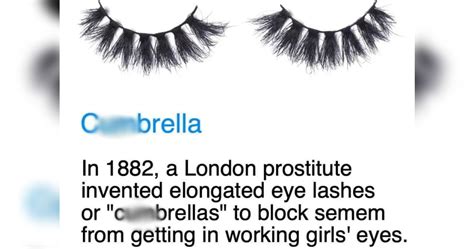 were fake eyelashes called umbrellas|what were the original eyelashes called.